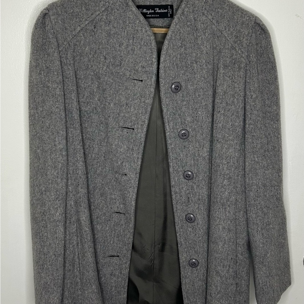 Wellington Fashions Gray Wool Coat